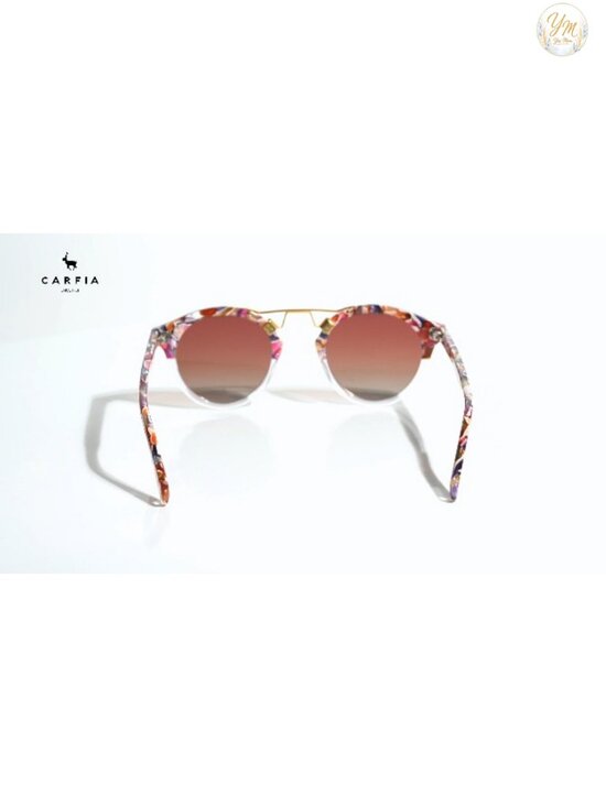 Retro Acetate Polarized Round Sunglasses UV400 Women\'s main image 6
